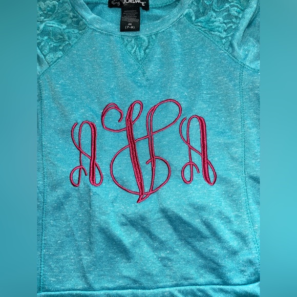 Custom AVA embroidered sweatshirt . - Picture 2 of 3